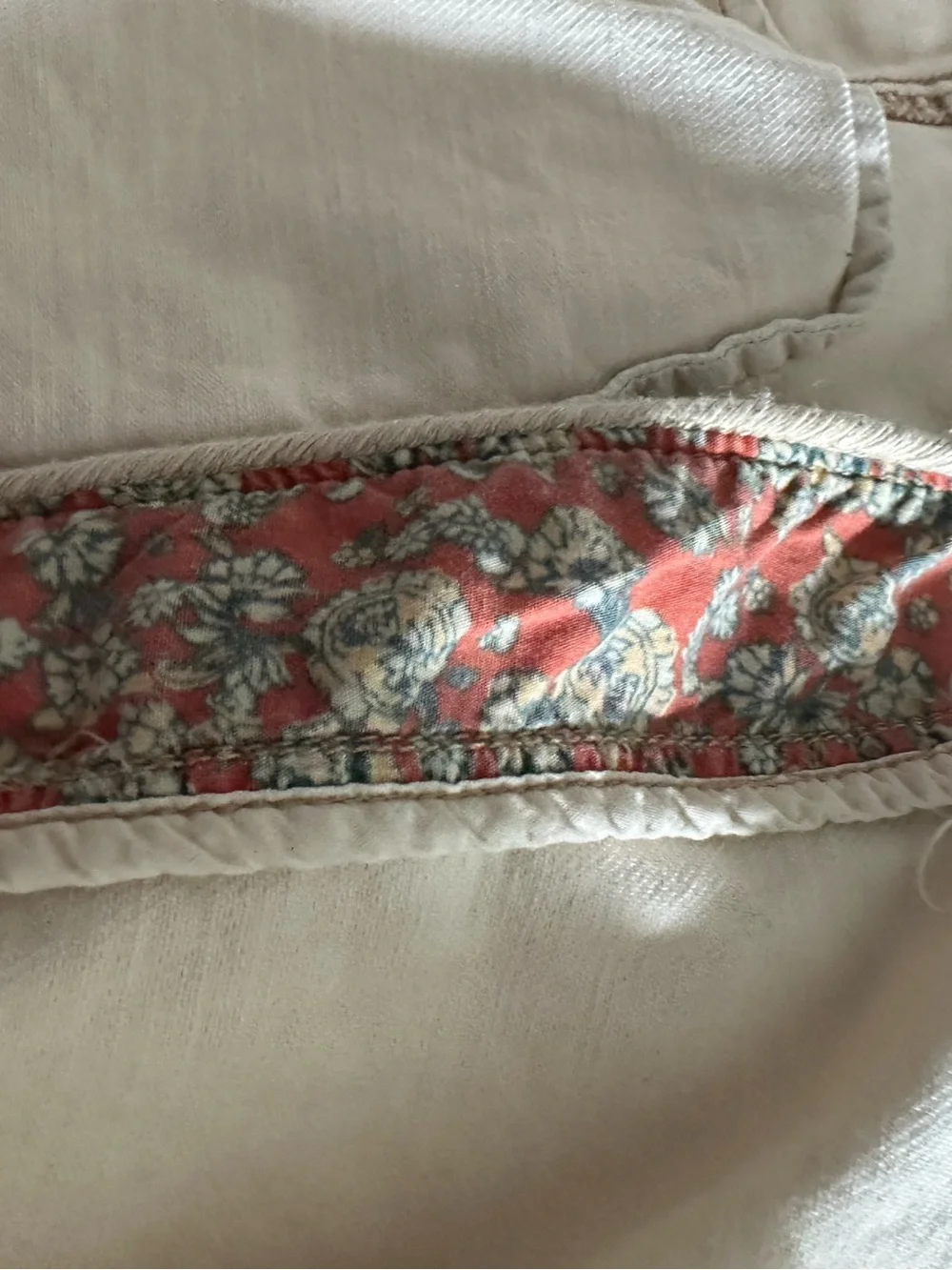 Free People Cream Utility Jacket with Button Front - Picture 13 of 16